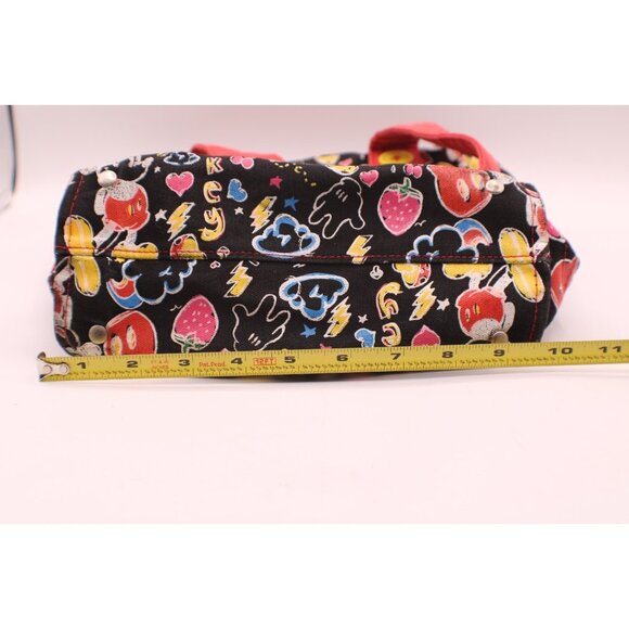Disneyland Resort Mickey Mouse All Over Print Tote Bag 100% Cotton Book Bag Vtg - Picture 14 of 16